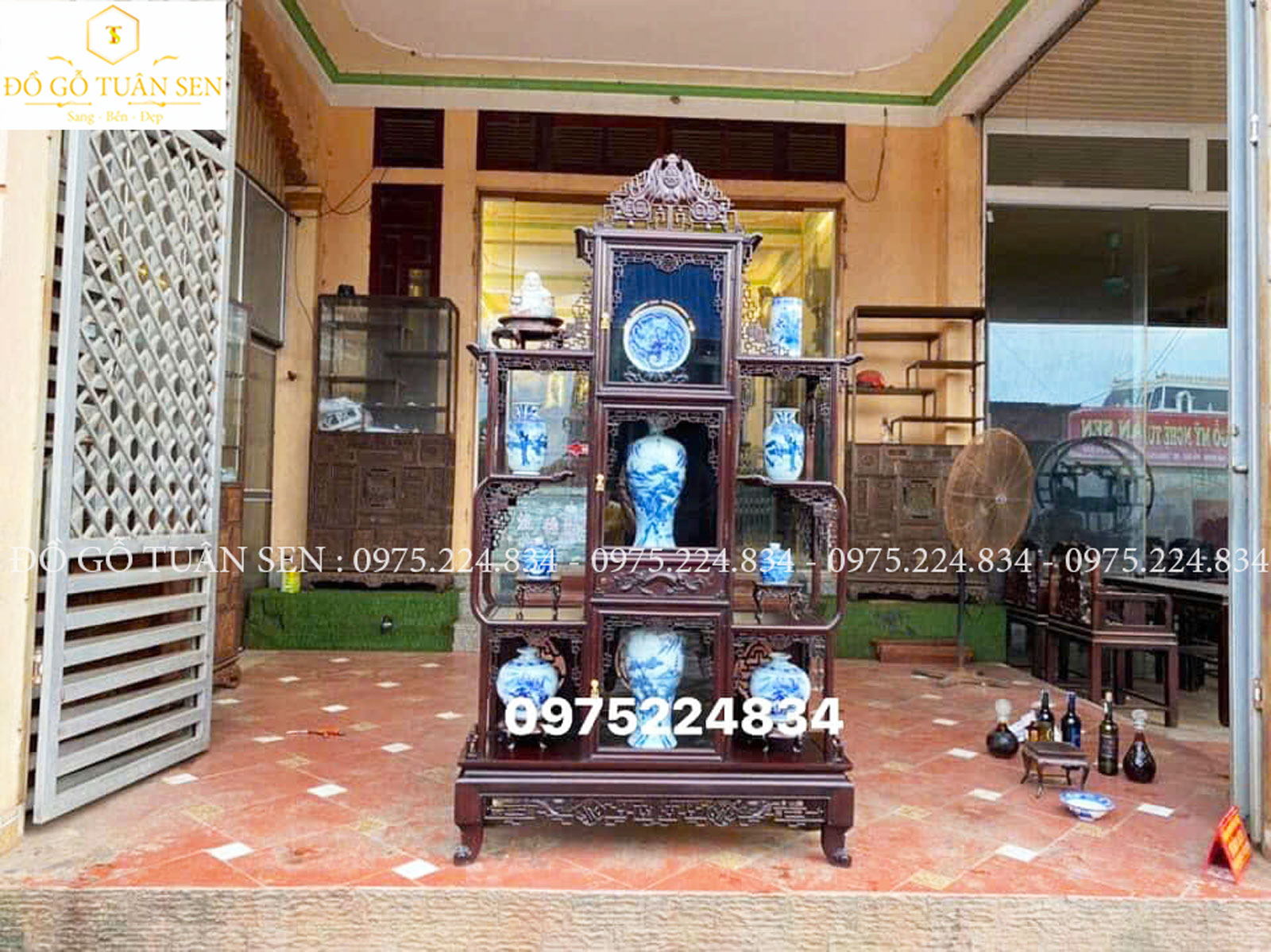 giới thiệu Tủ trương bày Đồ Cổ , Gốm Sứ